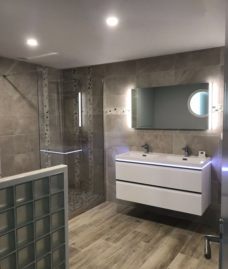 rénovation salle de bain moderne